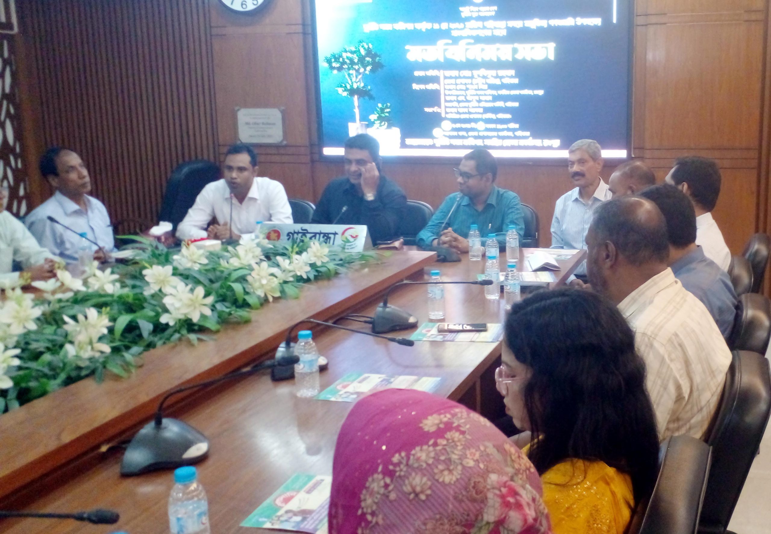 গাইবান্ধায় দুদকের গণশুনানি উপলক্ষে সাংবাদিকদের সাথে মতবিনিময়