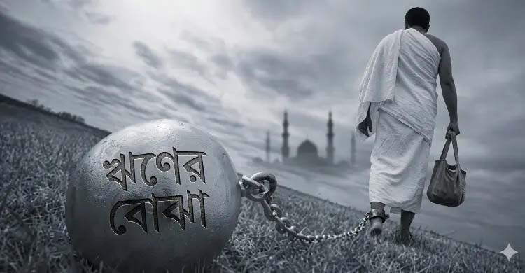 ঋণ পরিশোধ না করে হজ করলে কি হজ হবে?