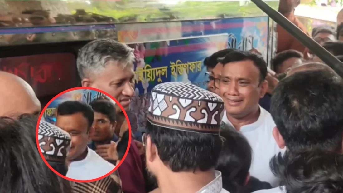 প্যারোলে মুক্তি, বাবার জানাজায় অঝোরে কাঁদলেন সাবেক এমপি সুজন