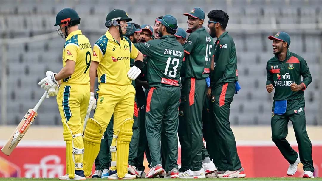 ২১ বছর পর অস্ট্রেলিয়াকে ওয়ানডেতে হারালো বাংলাদেশ