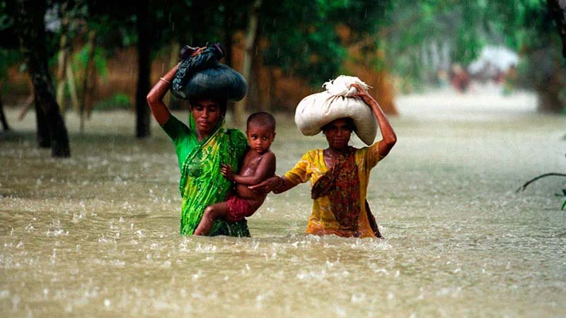 জলবায়ু পরিবর্তনের প্রভাব বাসস্থান হারাচ্ছে মানুষেরা