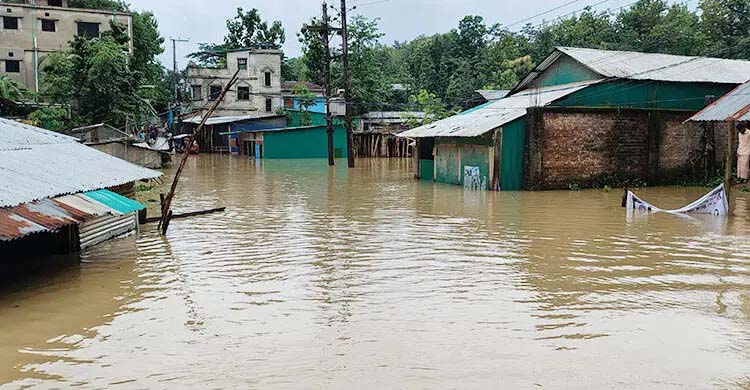 বিপৎসীমার ওপরে সাঙ্গু নদীর পানি, প্লাবিত নিম্নাঞ্চল