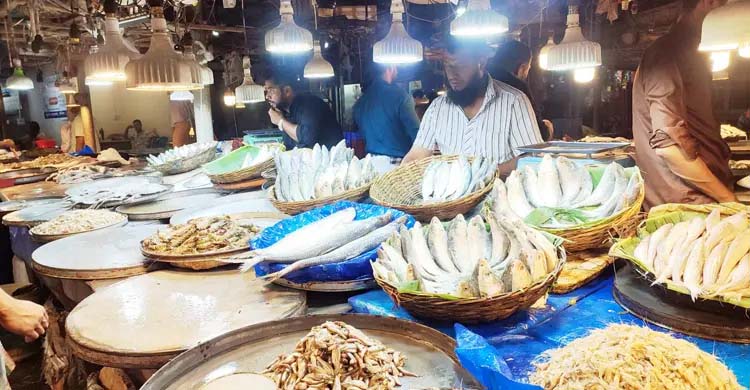 বরিশালে সাধারণ মানুষ মাছ কিনতে হিমশিম,সবজির বাজারে স্বস্তি