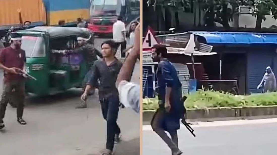 চট্টগ্রামের সীতাকুণ্ডে বিএনপির দুই গ্রুপের সংঘর্ষে অস্ত্র হাতে ভাইরাল ২ যুবক