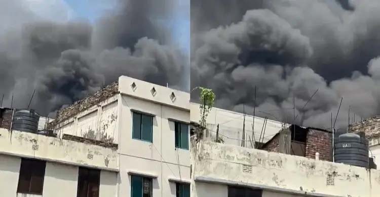 এবার মহাখালীতে ব্রিটিশ টোব্যাকোর ভবনে আগুন