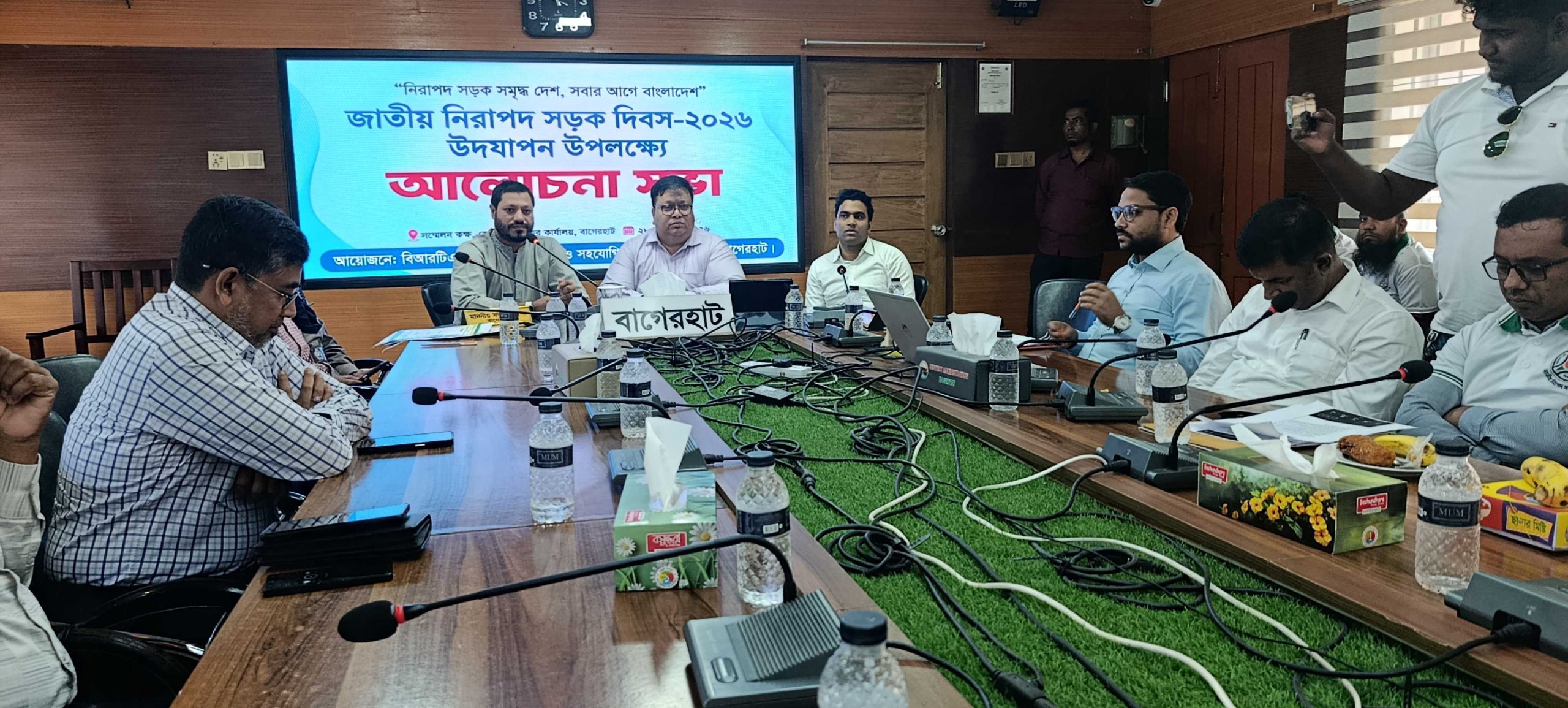 বাগেরহাটে নানা আয়োজনে জাতীয় নিরাপদ সড়ক দিবস পালিত